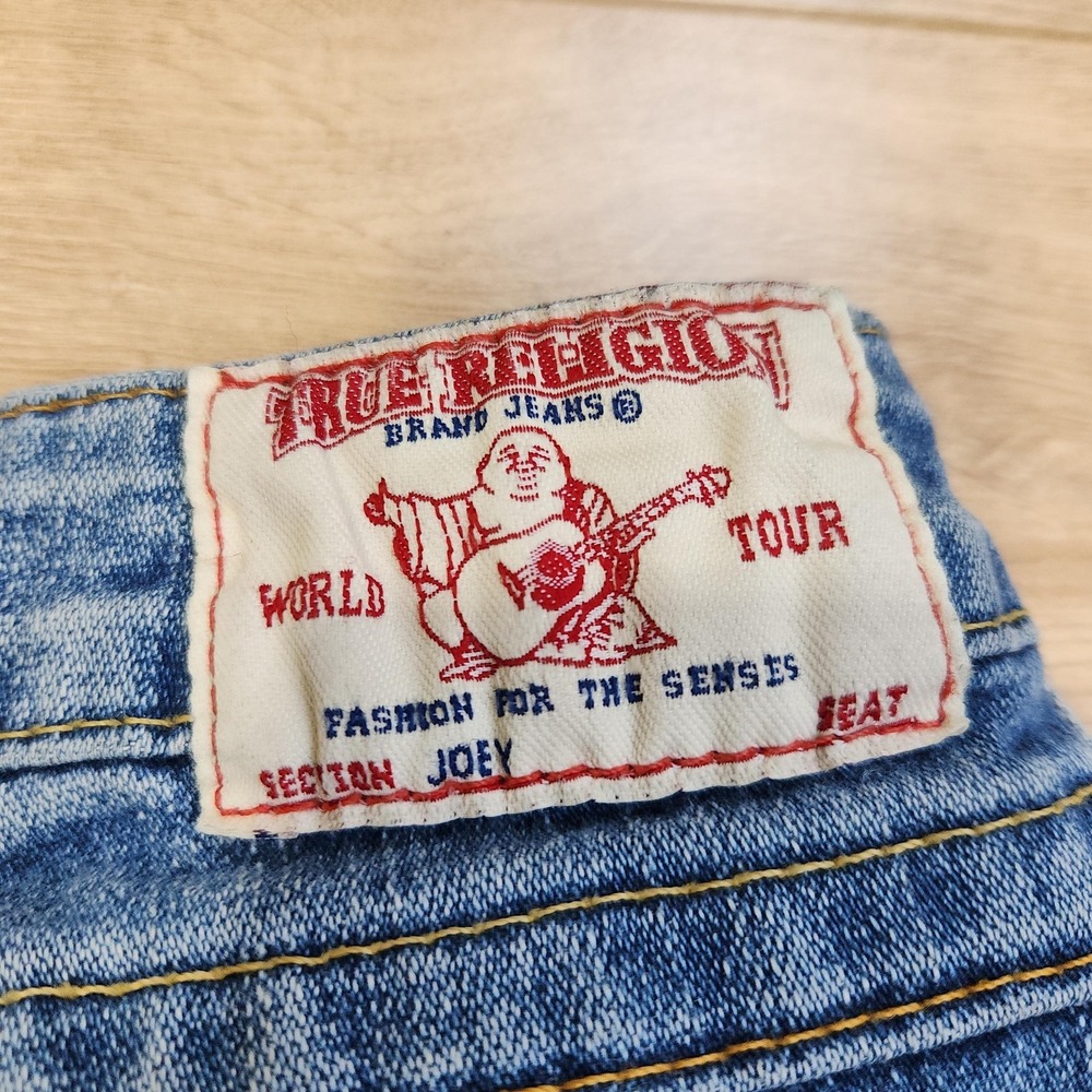True Religion Blue Flare Jeans - Picture 4 of 11